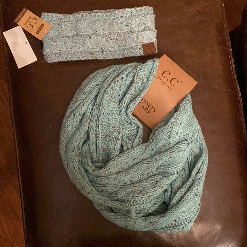 CC headband and infinity scarf! Brand new with tags!
